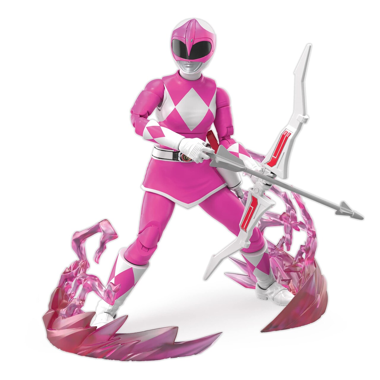 Power Rangers Lightning Collection Remastered Mighty Morphin Pink Ranger 6-Inch Action Figure, Toys for Boys and Girls Ages 4 and Up